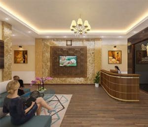 Thiết kế nội thất nhà ở kết hợp kinh doanh Spa