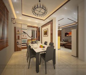 Thiết kế nội thất nhà ở kết hợp kinh doanh Spa
