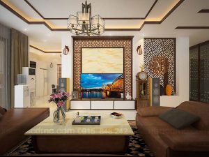 Thiết kế nội thất nhà ở kết hợp kinh doanh Spa