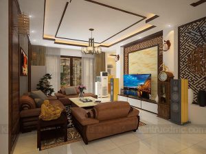 Thiết kế nội thất nhà ở kết hợp kinh doanh Spa