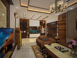 Thiết kế nội thất nhà ở kết hợp kinh doanh Spa