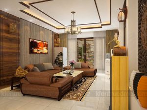 Thiết kế nội thất nhà ở kết hợp kinh doanh Spa