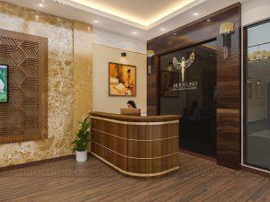 Thiết kế nội thất nhà ở kết hợp kinh doanh Spa