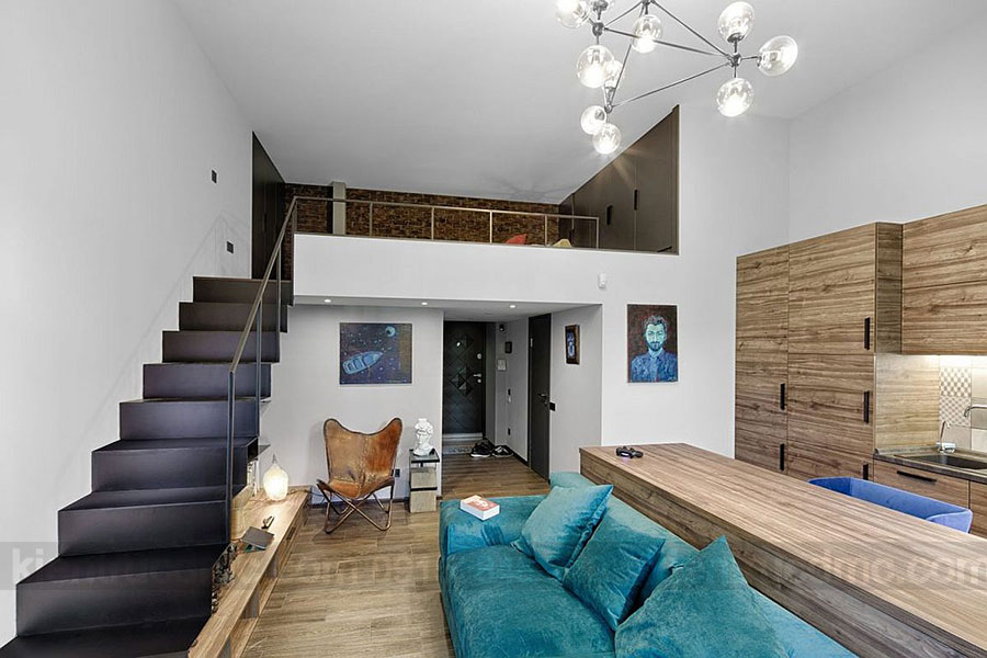 Tăng không gian sống với gác lửng trong thiết kế nội thất nhà phố