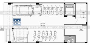 Thiết kế nhà phố 7 tầng kết hợp văn phòng làm việc trên đất 94,5m2