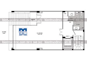 Thiết kế nhà phố 7 tầng làm văn phòng cho thuê