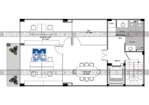 Thiết kế nhà phố 7 tầng làm văn phòng cho thuê