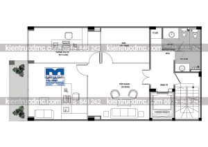 Thiết kế nhà phố 7 tầng làm văn phòng cho thuê