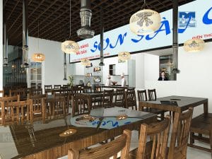 Thiết kế nội thất nhà hàng lẩu nướng