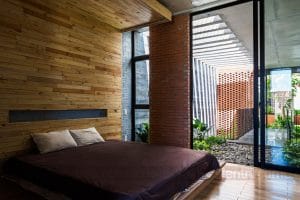 Bố trí giếng trời trong thiết kế nhà phố hiện đại