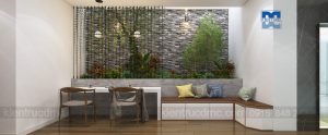 Bố trí giếng trời trong thiết kế nhà phố hiện đại