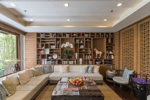 Bố trí phòng đọc sách tại nhà trong thiết kế nội thất nhà ở