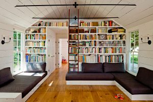 Bố trí phòng đọc sách tại nhà trong thiết kế nội thất nhà ở