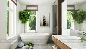 Cây xanh trong trang trí thiết kế nhà phố hiện đại