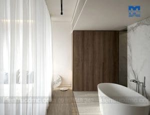 Thiết kế nội thất chung cư diện tích 75m2 phong cách mở