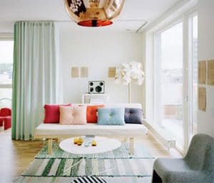 Thiết kế nội thất sáng màu cho căn hộ chung cư nhỏ