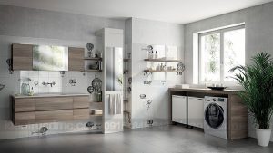 Trang trí và sắp đặt phòng giặt là trong thiết kế nhà phố