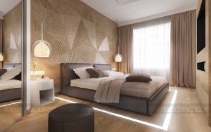 Thiết kế nội thất phòng ngủ cho vợ chồng trẻ