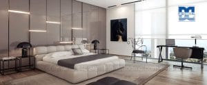 Thiết kế nội thất phòng ngủ cho vợ chồng trẻ