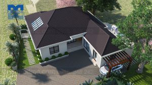 Thiết kế nhà vườn 1 tầng mái thái phong cách đồng quê