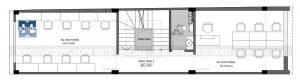 Thiết kế nhà ở kết hợp kinh doanh 6 tầng phong cách hiện đại