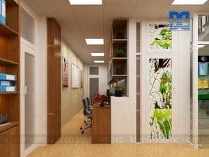 Thiết kế nội thất văn phòng Khoa sơ sinh Bệnh viện Phụ sản Hà Nội