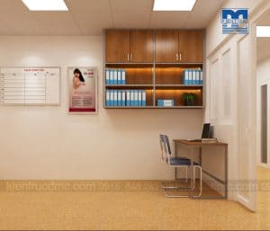 Thiết kế nội thất văn phòng Khoa sơ sinh Bệnh viện Phụ sản Hà Nội