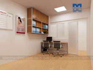 Thiết kế nội thất văn phòng Khoa sơ sinh Bệnh viện Phụ sản Hà Nội