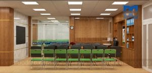 Thiết kế nội thất văn phòng Khoa sơ sinh Bệnh viện Phụ sản Hà Nội