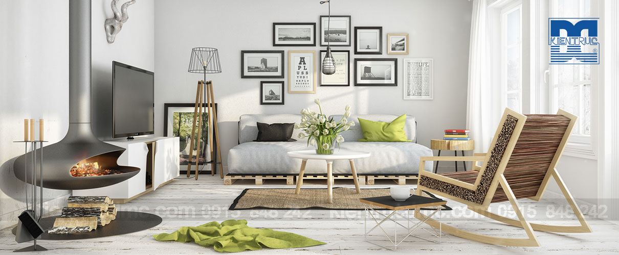 Tư vấn thiết kế nội thất phòng khách đẹp với 3 phong cách thiết kế