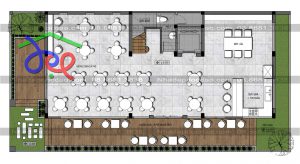 Thiết kế biệt thự phố 4 tầng hai mặt tiền kết hợp kinh doanh