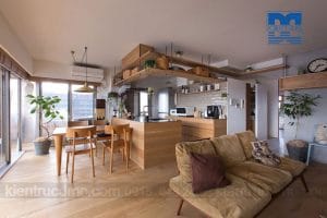 Thiết kế nội thất chung cư diện 85m2 sang trọng, ấm áp