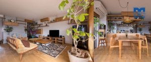 Thiết kế nội thất chung cư diện 85m2 sang trọng, ấm áp