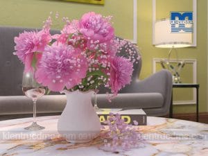 Thiết kế nội thất dinh thự 2 tầng phong cách tân cổ điển đẹp, sang trọng