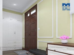 Thiết kế nội thất dinh thự 2 tầng phong cách tân cổ điển đẹp, sang trọng