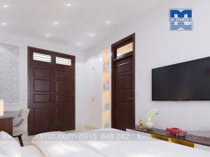 Thiết kế nội thất dinh thự 2 tầng phong cách tân cổ điển đẹp, sang trọng