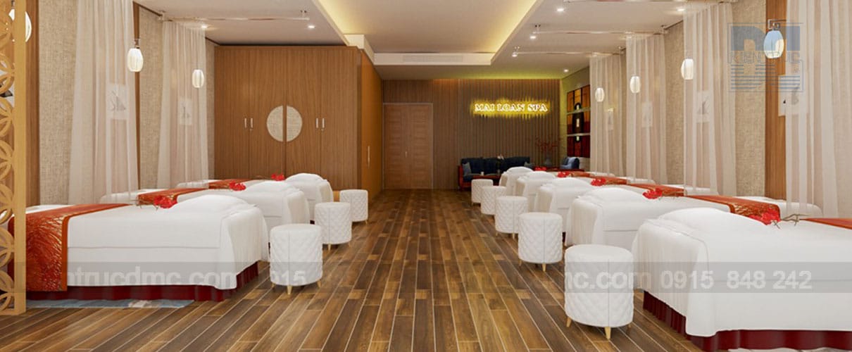 Thiết kế nội thất trung tâm chăm sóc sắc đẹp Mai Loan Spa