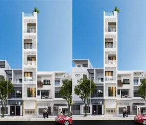 Thiết kế chung cư mini 6 tầng trên diện tích 49m2