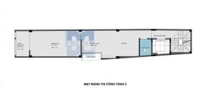 Thiết kế chung cư mini 6 tầng trên diện tích 49m2