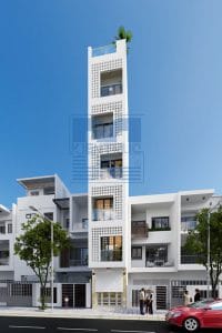 Thiết kế chung cư mini 6 tầng trên diện tích 49m2