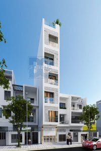 Thiết kế chung cư mini 6 tầng trên diện tích 49m2