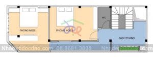 Thiết kế nhà ở kết hợp kinh doanh 5 tầng trên diện tích 70m2