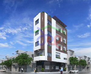 Thiết kế nhà ở kết hợp kinh doanh 5 tầng trên diện tích 70m2