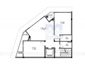 Thiết kế nhà phố 3 tầng hai mặt tiền trên diện tích 147m2