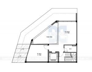 Thiết kế nhà phố 3 tầng hai mặt tiền trên diện tích 147m2