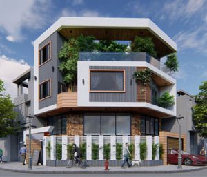 Top các mẫu thiết kế nhà phố căn góc đẹp, hiện đại