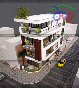 Top các mẫu thiết kế nhà phố căn góc đẹp, hiện đại