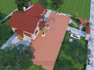 Thiết kế cải tạo biệt thự nhà vườn 1 tầng trên diện tích 150m2