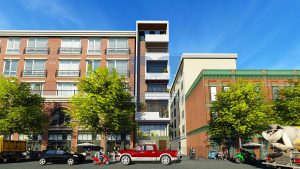 Thiết kế nhà phố 5,5 tầng 1 mặt tiền phong cách hiện đại