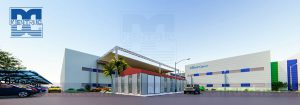 Thiết kế ngoại thất và tiểu cảnh sân vườn nhà máy sản xuất Tập đoàn Tonmat